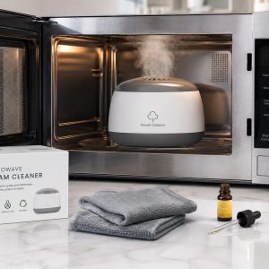 Microwave Steam Cleaner — 2 Pack + Cloths